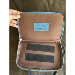 "Compact Carrie" Casual Concealed Carry Bag Purse Blue w/ Removable Holster Used